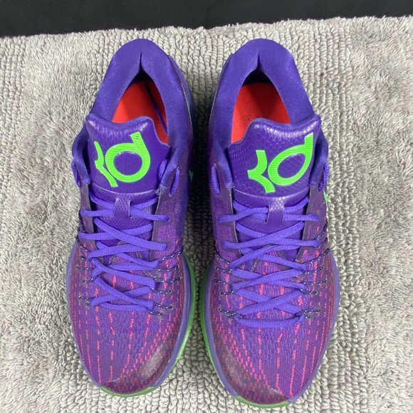 Nike KD 8 Suit VIII Purple Green Kevin Durant Warriors 749375-535 Mens Size 8 - Picture 6 of 13